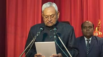 nitish kumar took oath 9th time as the chief minister of bihar latest news in hindi kxa 