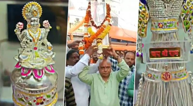 Ayodhya Ram Mandir gets 1.8 kg silver broom as present sgb