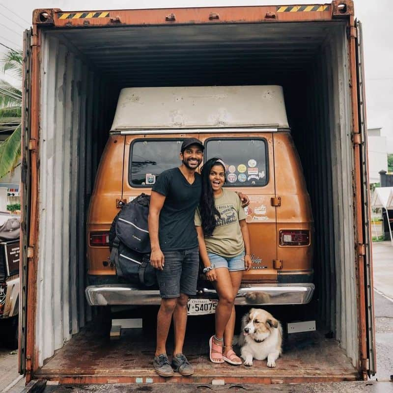 Indian Couples travel in van across the longest road of world pav