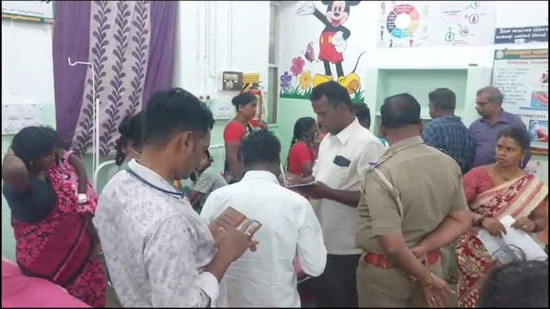 13 students hospitalised who ate breakfast at government school in arani vel