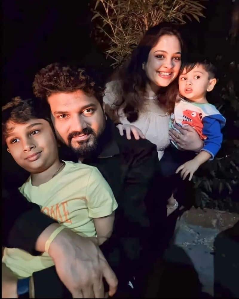 Actor Srujan Lokeshs cutest family picture pav