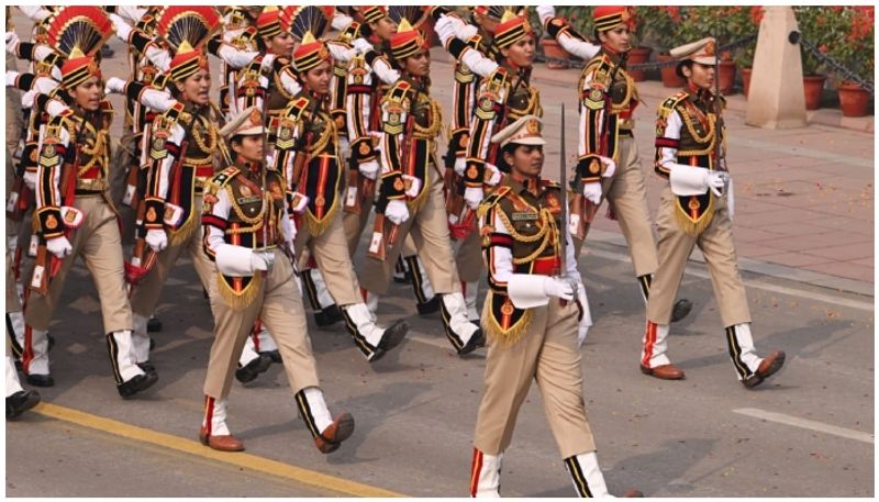 Republic Day Celebration Award to Parade Team who led malayali shweta sugathan nbu