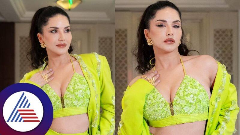 Bollywood Actress Sunny Leone Is As Bright as the Sun in a Stunning Lemon Yellow Outfit See Her Pics gvd