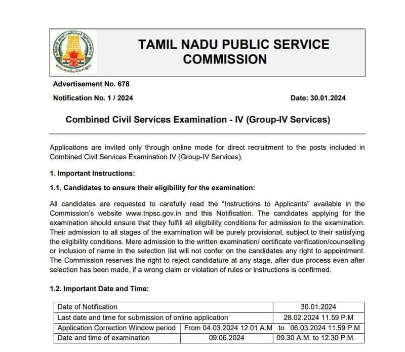 OPS Condemns TNPSC Group 4 Exam for Filling Less Vacancies KAK