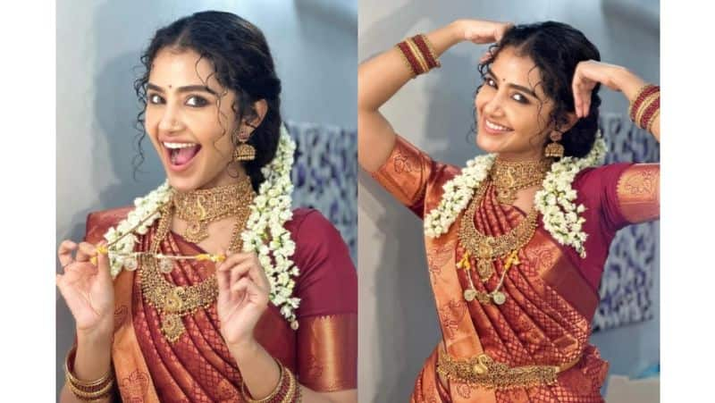 Actress Anupama Parameshwaran Bridal look viral, Fans confused is she really married Vin