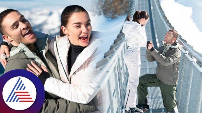 Ed westwick proposes Amy Jackson in Switzerland netizens think of baby vcs