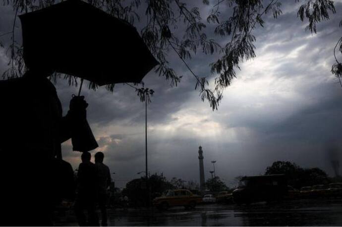 kolkata rain cloud cloudy south bengal weather