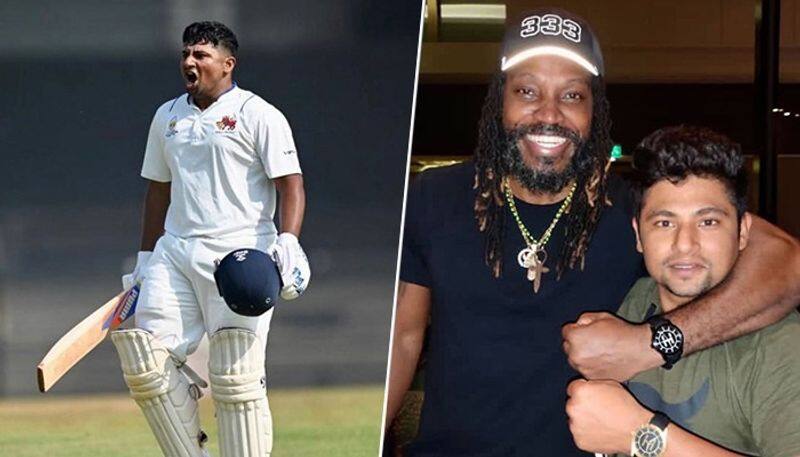 Universe Boss Chris Gayle's three-word message to Sarfaraz Khan after maiden India call-up wins hearts snt