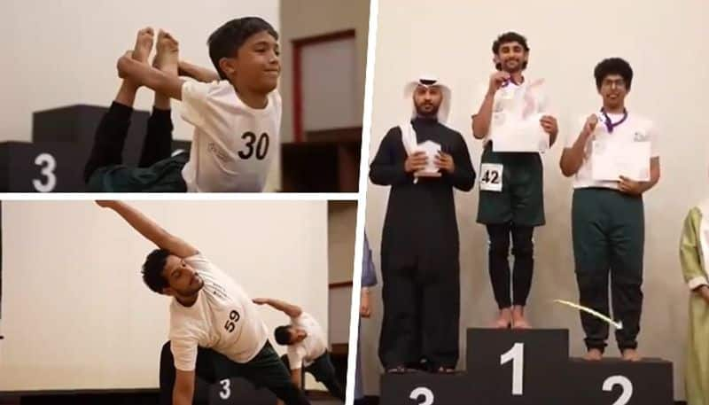 Yoga flourishes in Saudi Arabia: Video of 2nd Yoga Asana Championship in Makkah goes viral (WATCH) snt