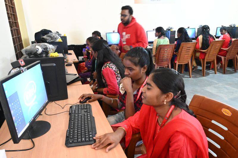 NBF inaugurated the computer training facility sponsored by boAt in Govt. school Ramamurthy nagar sgb