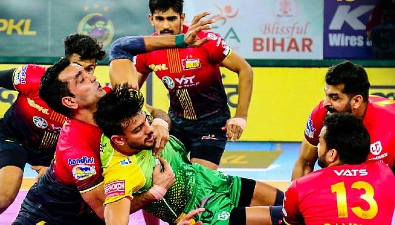 Pro Kabaddi League Patna Pirates vs Bengaluru Bulls match ends in Tie kvn 