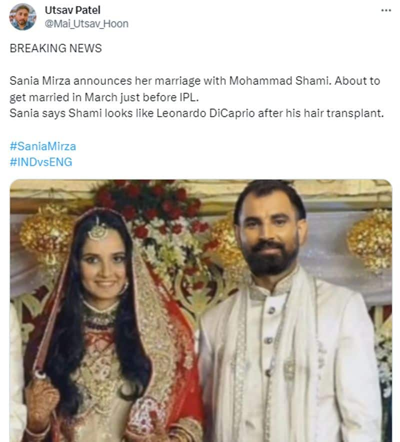 Sania Mirza announces her marriage with Mohammad Shami here is the fact jje 