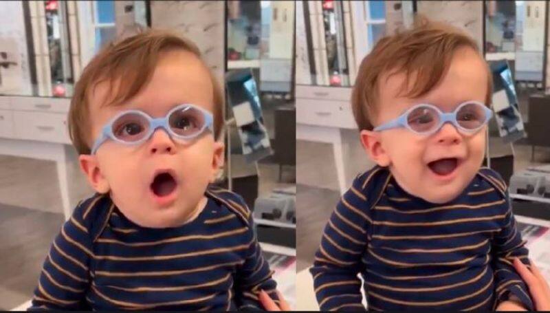 Viral Video watch how was baby reaction after watching his mom at first time years after his birth akb