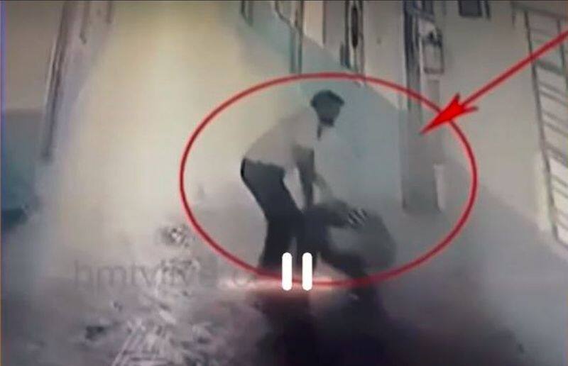 Telangana Hostel warden Assult on student incident caught on CCTV suspended by higher officer akb