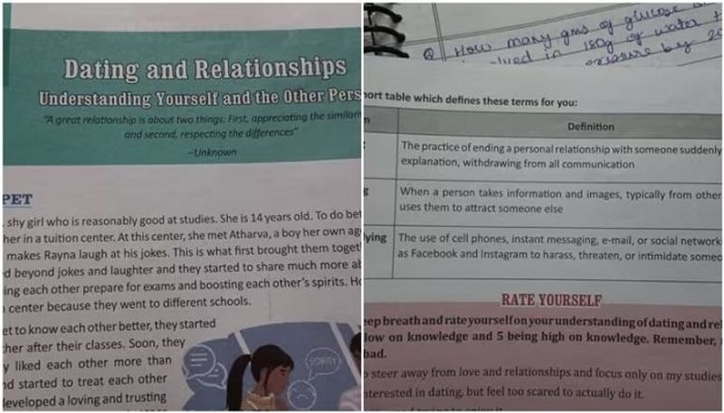 chapter on dating and relationships Class 9 CBSE textbook with goes viral san