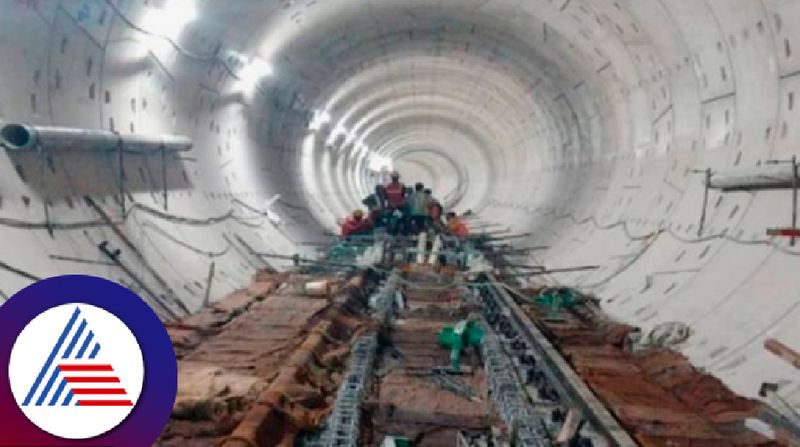 The final work of Gulabi marga Metro Tunnel has started from KG Halli rav