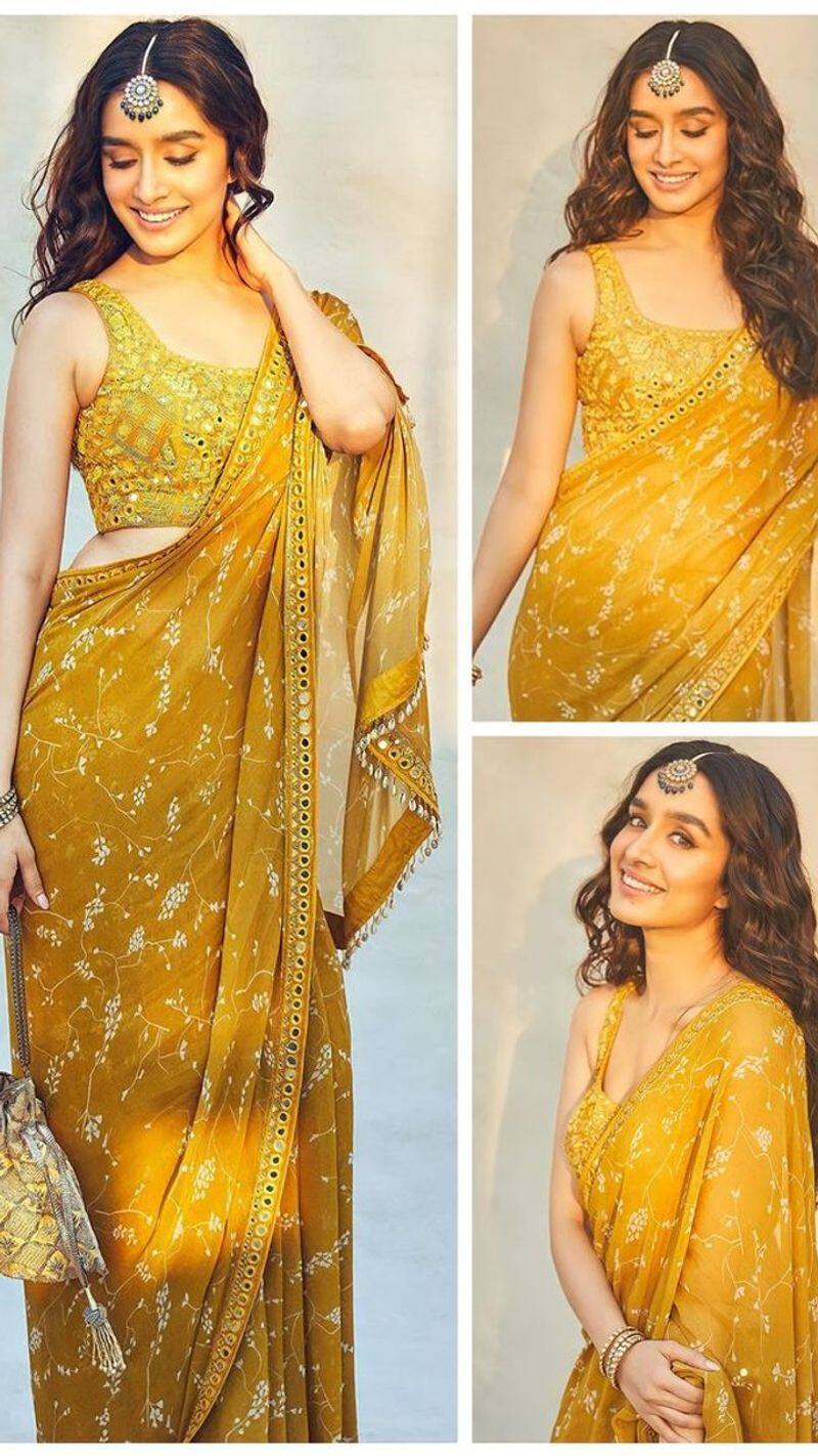 basant panchami 2024 outfits for women Yellow heavy saree online shopping kxa 