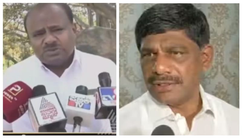 Bengaluru rural loksabha constituency HD Kumaraswamy reacts about Dr Manjunath at bengaluru rav