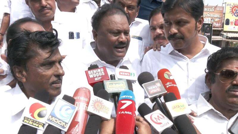 Dindigul Srinivasan mistakenly pronounced BJP leader Annamalai as General Secretary of AIADMK vel