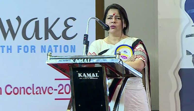 'Bharat Mata not your mother?' Minister Meenakshi Lekhi lashes out at Kerala audience over poor chant response video rkn