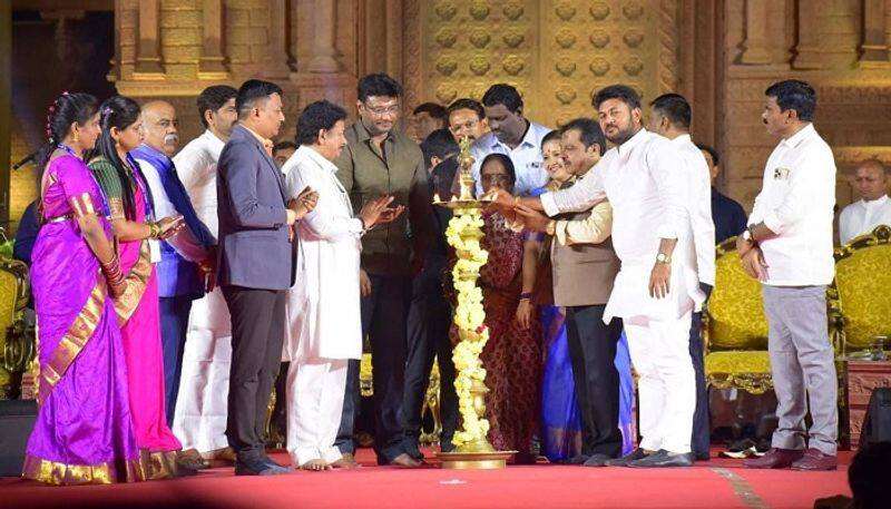 Sandalwood Actor Darshan Attended the Hampi Utsav grg 