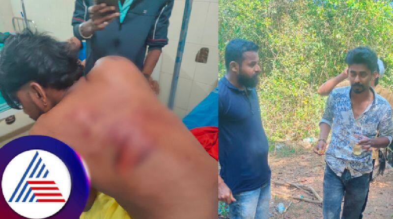 A hotel worker was beaten up for asking for salary at chikkkamagaluru rav