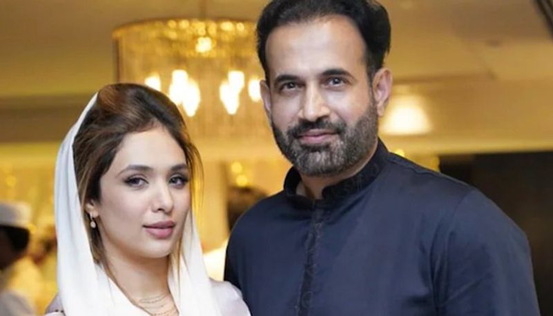 Irfan Pathan Reveals Wife Safa Baig Face On 8th Marriage Anniversary Picture Goes Viral kvn