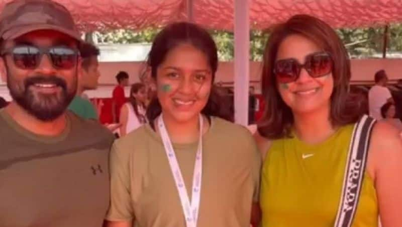 Suriya Jyothika Daughter Diya won medal in Sports Day event viral photo gan