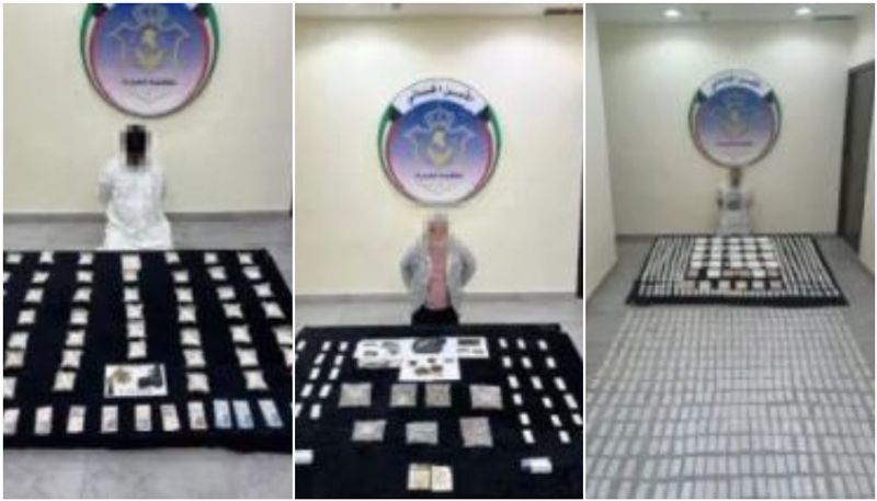 kuwait authorities seized 6kgs of narcotics and 133000 psychotropic pills