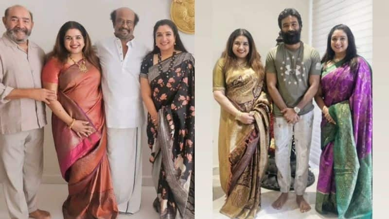 Anitha Vijayakumar invite rajinikanth dhanush for her daughter diya wedding gan