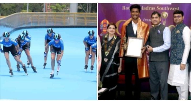 The gold medalist in the Asian Games has requested to increase infrastructure facilities for skating competitions in Tamil Nadu KAK