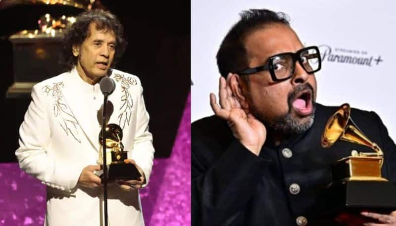 zakir hussain got 3 grammy awards shankar mahadevan and Rakesh Chaurasia also got awards nsn