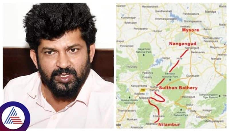 MP Pratap Simha opposes the Nilambur-Nanjangud   railway line gow