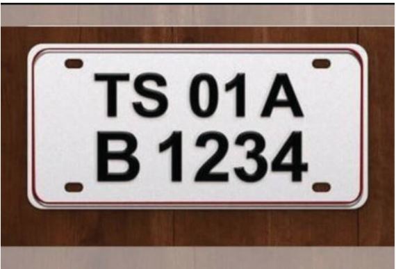 Number Plate