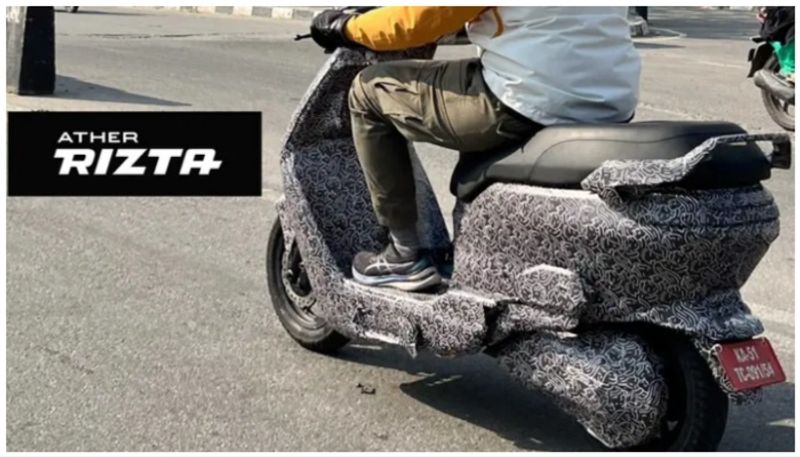 Ather Rizta Electric Scooter Seat Teased 