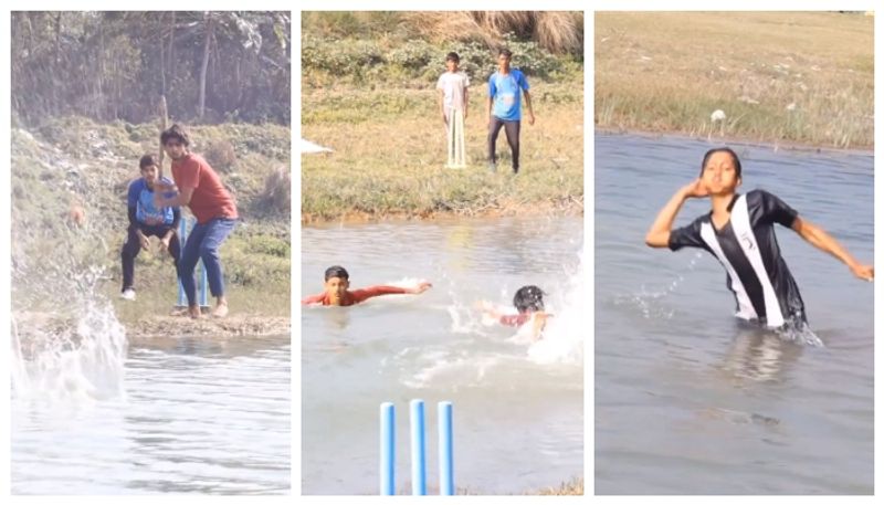 Swimket the new cricket format video viral in social media bkg