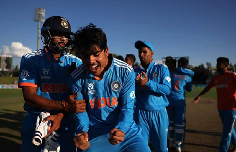 ICC Under 19 World Cup 2024 : team India beat South Africa to enter fifth straight final ksp