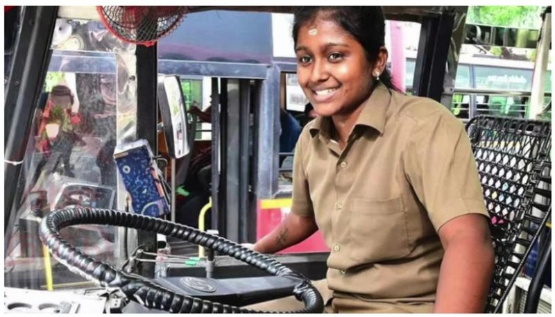 Police registered a case against Sharmila first woman bus driver coimbatore sts