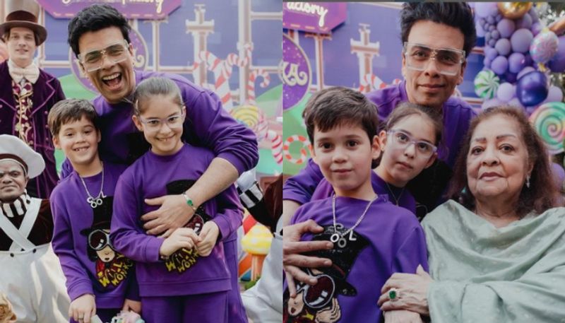 Karan Johar shares pictures from his children Yash, Roohi's birthday celebration; pens emotional note RKK