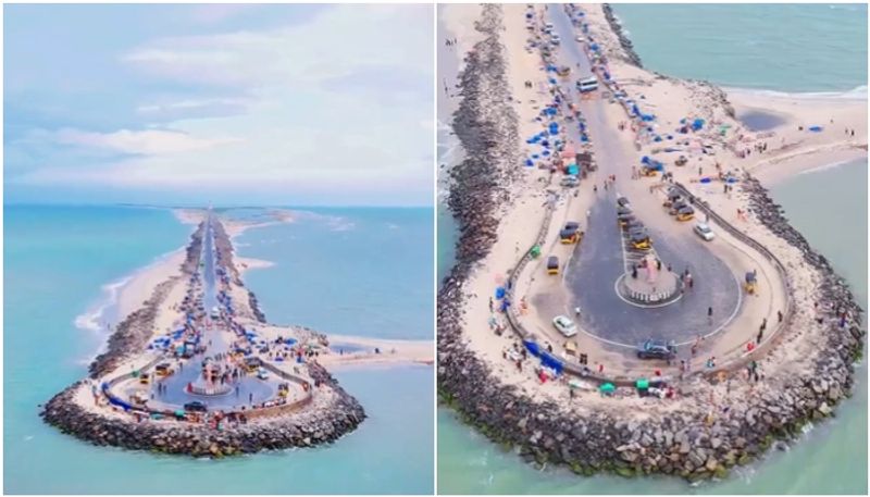 video of indias last road at dhanushkodi tamil nadu