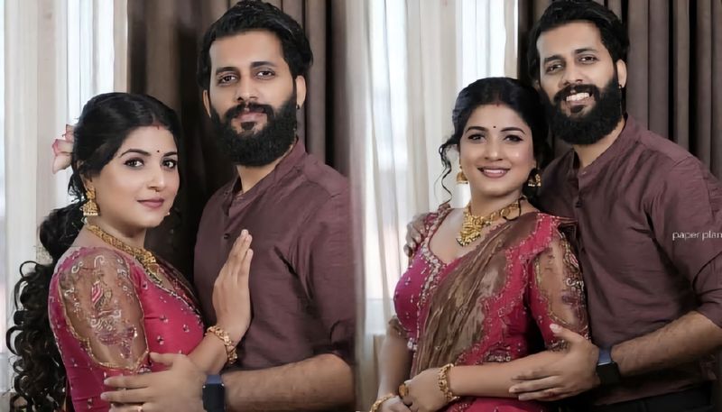 asianet serial santhwanam actress raksha share photos with husband nrn 