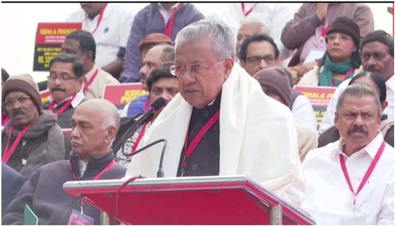 Centre Vs South: Union Making Decisions 'Without States' Opinion', Says Kerala CM At Jantar Mantar Protest sgb