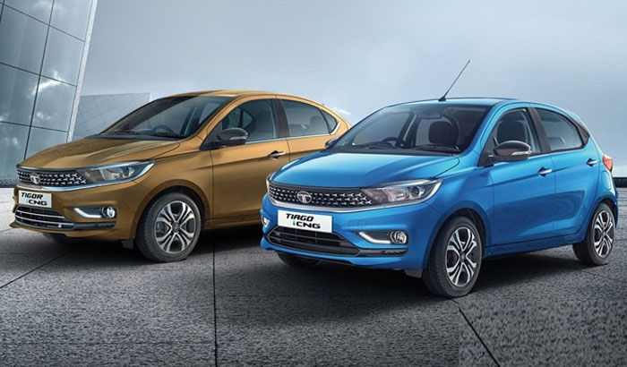 Tata Tiago CNG AMT and Tigor CNG AMT launched in India