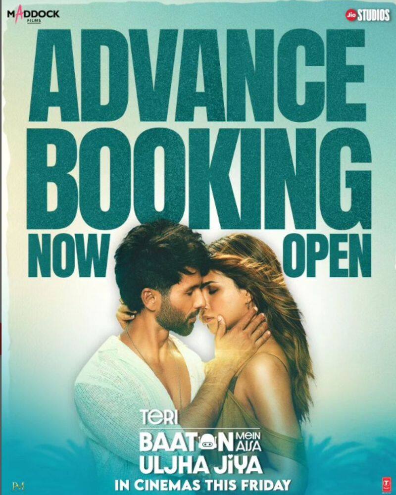 Teri Baaton Mein Aisa Uljha Jiya advance booking: Shahid Kapoor, Kriti Sanon's film grosses Rs 1 crore RKK 