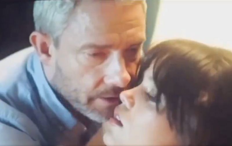 Fans unhappy with Millers Girl Intimate scene between Martin freeman and Jenna due to age gap ckm