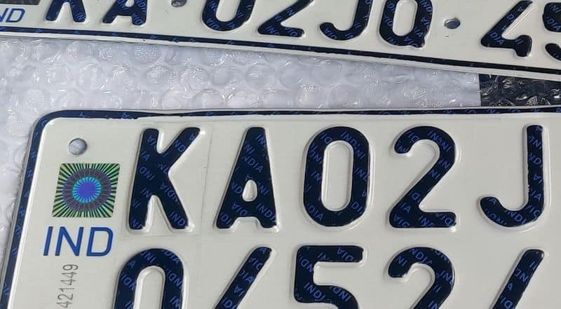 Reluctance of owners to put up high security number plates gvd