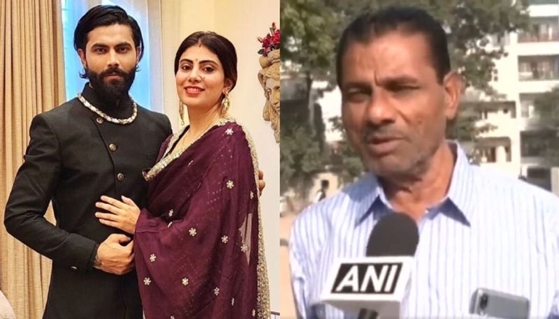 Ravindra Jadeja responds to fathers Allegation call it an attempt to tarnish wife Rivaba image kvn