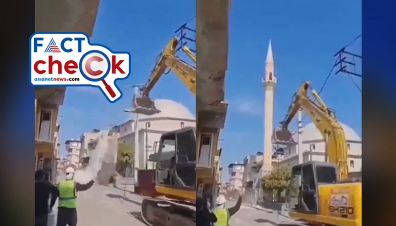 Fact Check Mosque has been bulldozed in China here is the fact of viral video jje 