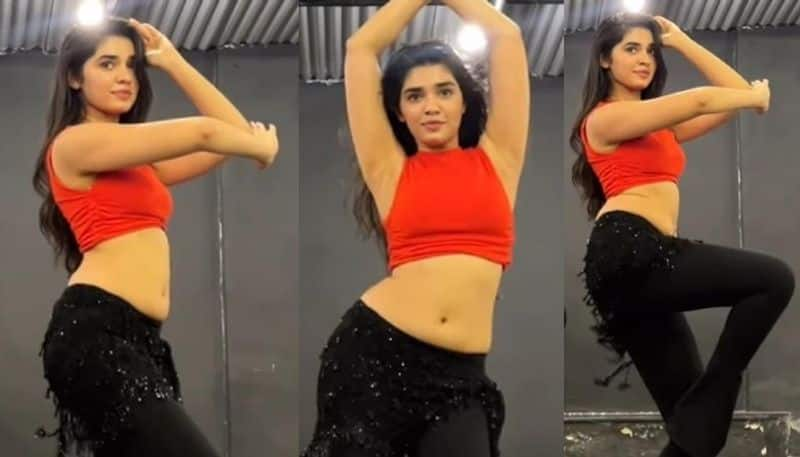 Tollywood Actress Krithi Shetty First time Belly Dance NSK 