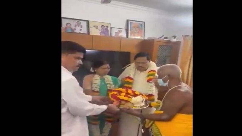 Minister Duraimurugan wedding day priest ordination controversy dmk explain religious belief smp